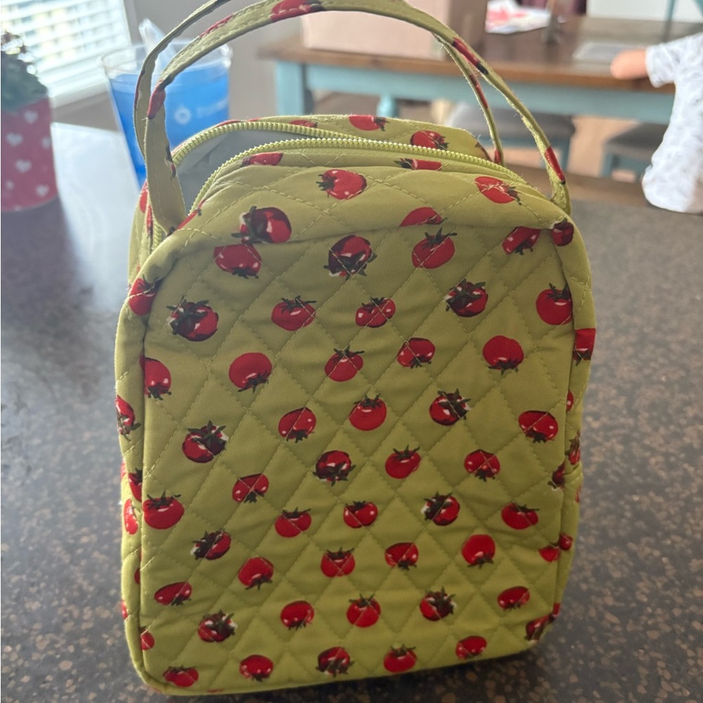 Vera Bradley Tomato Print Lunch Bag